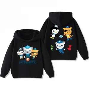 The Octonauts Children's Hooded Sweatshirt for Autumn and Winter Is Warm and Cute. It's A Casual and Versatile Children's Top